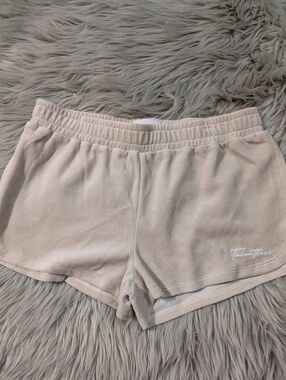 TALENTLESS Cream Women's Athletic Lounge Shorts